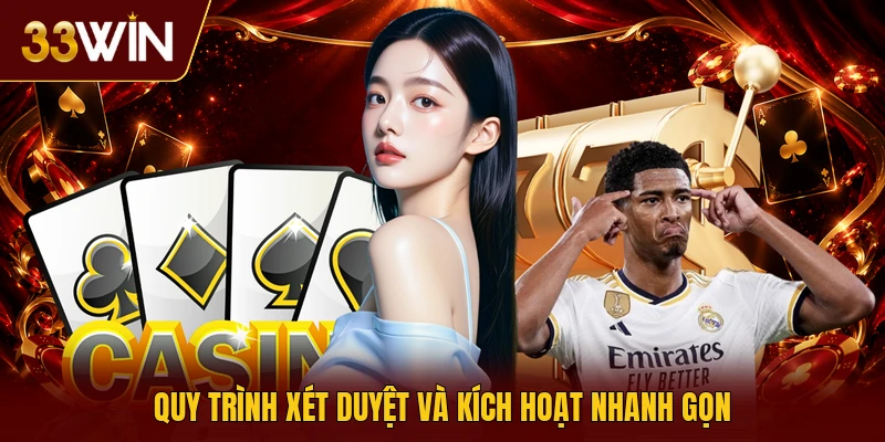 Quy trình xét duyệt và kích hoạt nhanh gọn