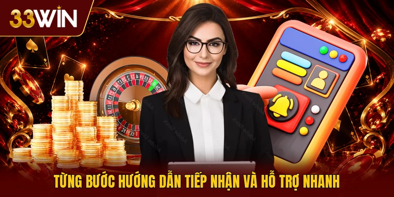 Từng bước hướng dẫn tiếp nhận và hỗ trợ nhanh